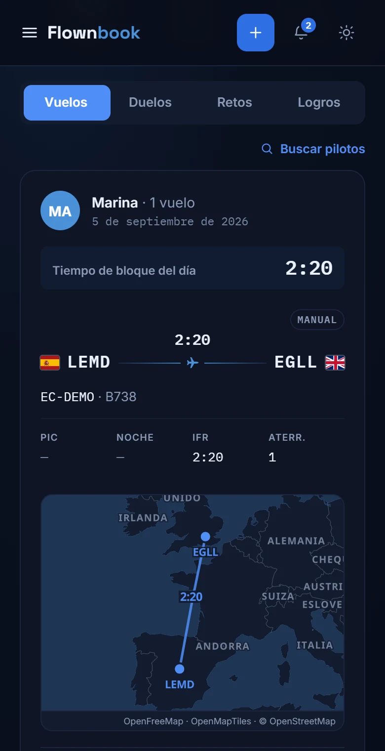 Actividad de amigos con rutas compartidas y botones para reaccionar y comentar.